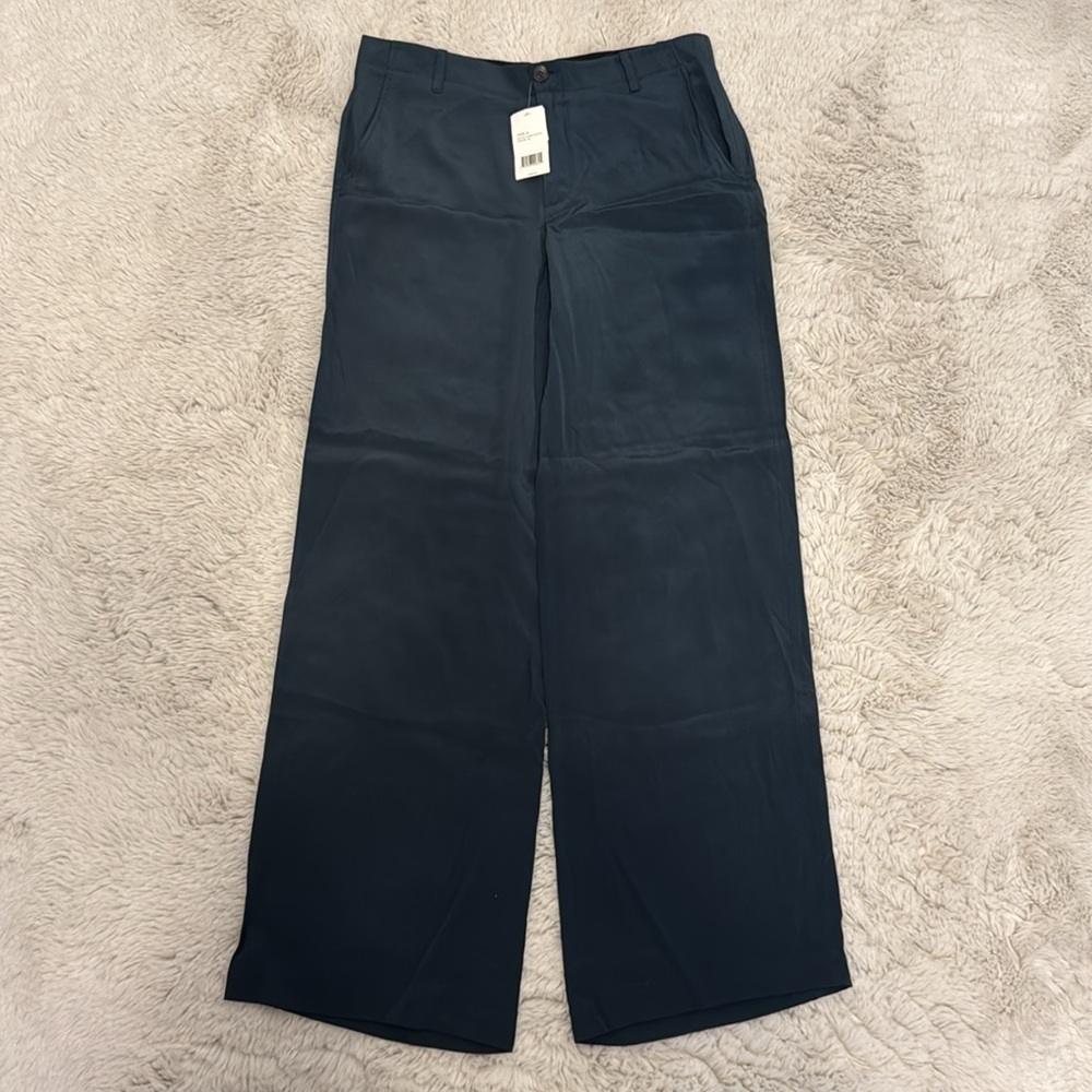 Vince Silk Wide Leg Trousers